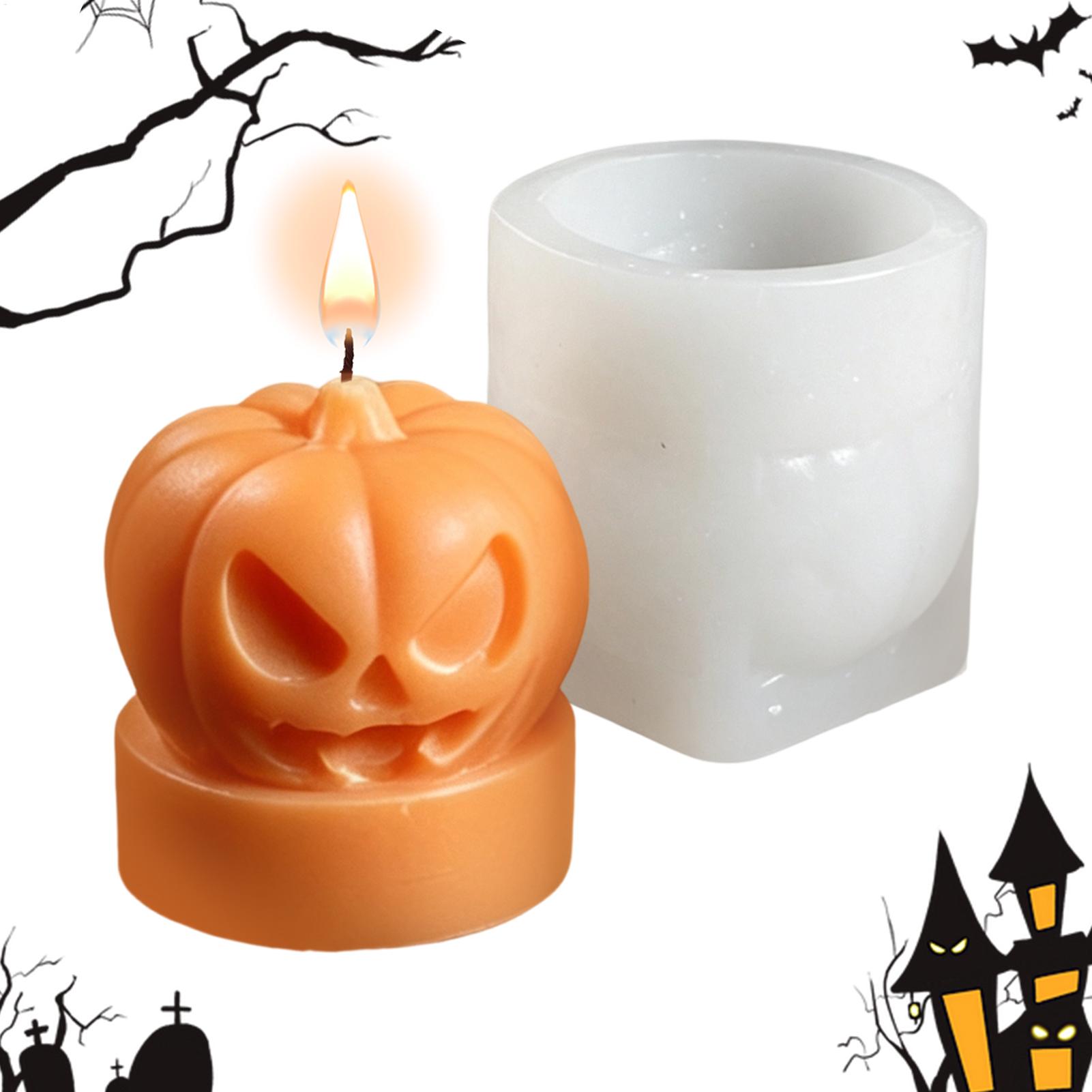 ハロウィン パンプキンキャンドルモールド 3D パンプキン型 - Candle Making Workshops のレビューと価格