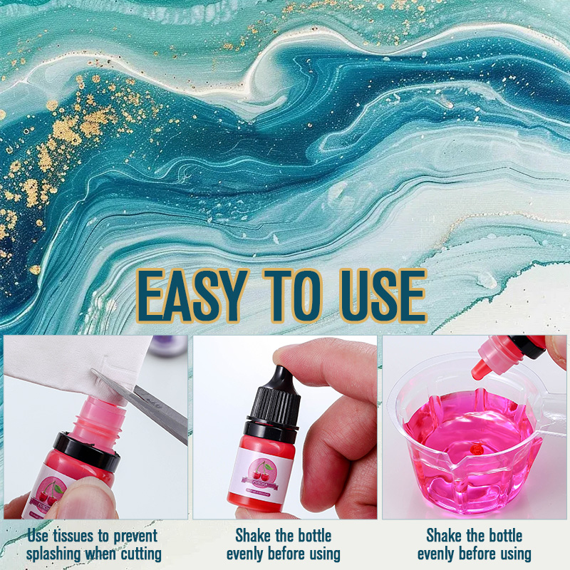 エポキシ樹脂カラー顔料 24 鮮やかな色 液体エポキシ顔料  - Candle Making Equipment のレビューと価格