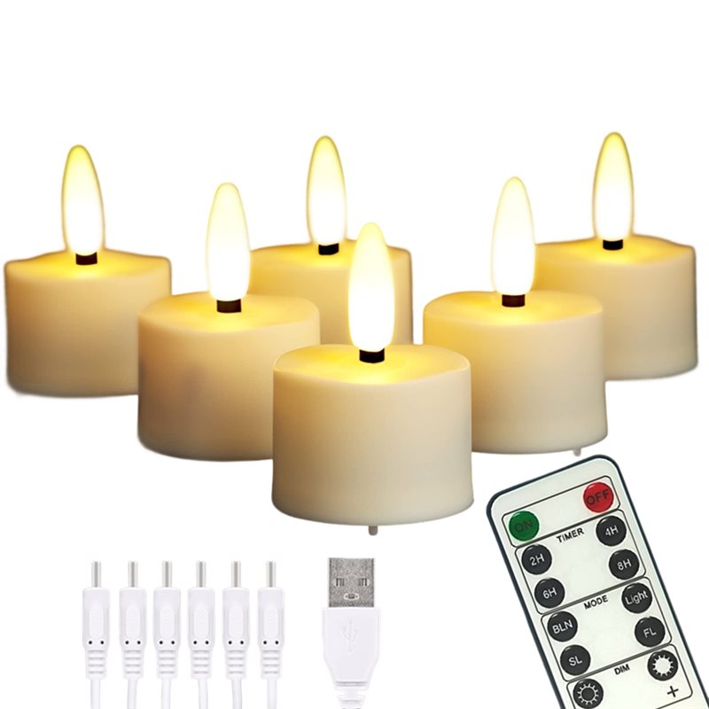 B84B-充電式LED奉納キャンドル 小型 火を使わないティ - Candle X のレビューと価格