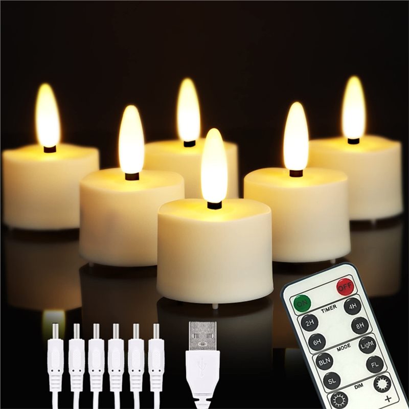 B84B-充電式LED奉納キャンドル 小型 火を使わないティ - Candle X のレビューと価格