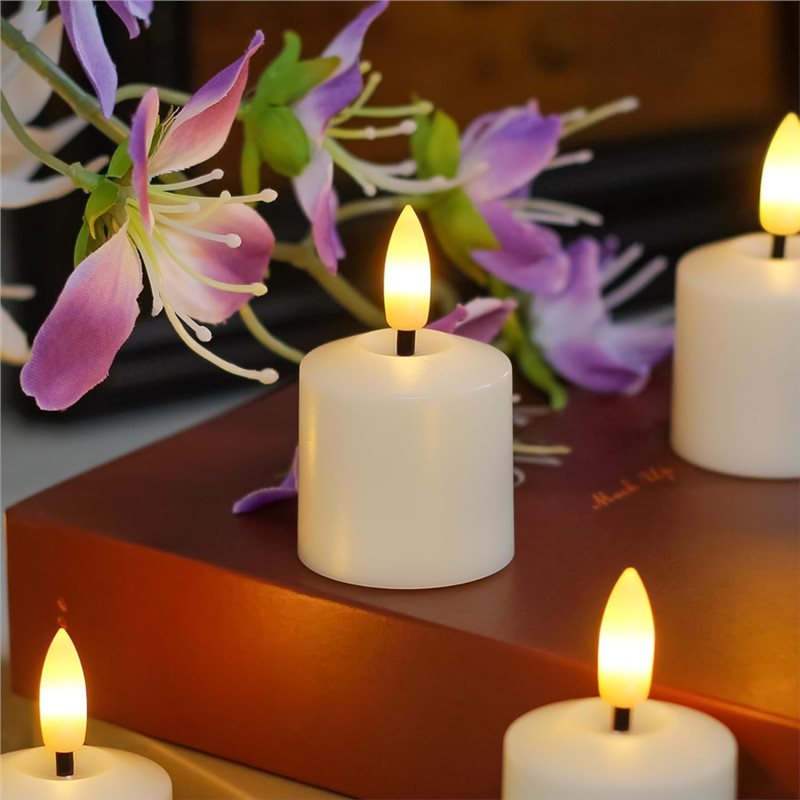 B84B-充電式LED奉納キャンドル 小型 火を使わないティ - Candle X のレビューと価格