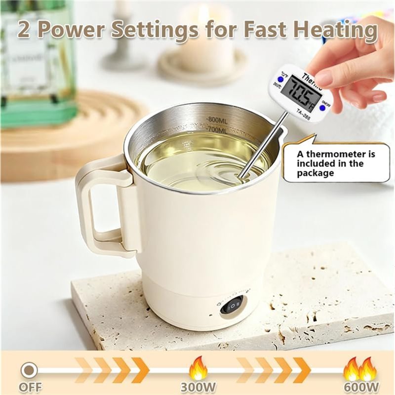 A47U 電気ワックス溶解ポットキット 温度計付き 800M - Candle Making Uk のレビューと価格