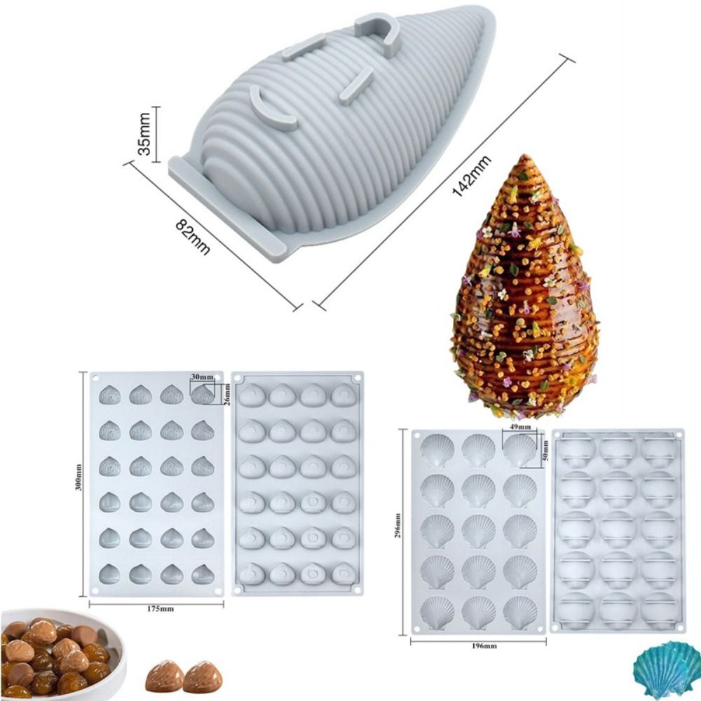 シリコーン素材弁当ケーキシリコーン型石膏製造プリン型 3D  - Candle Making Equipment のレビューと価格