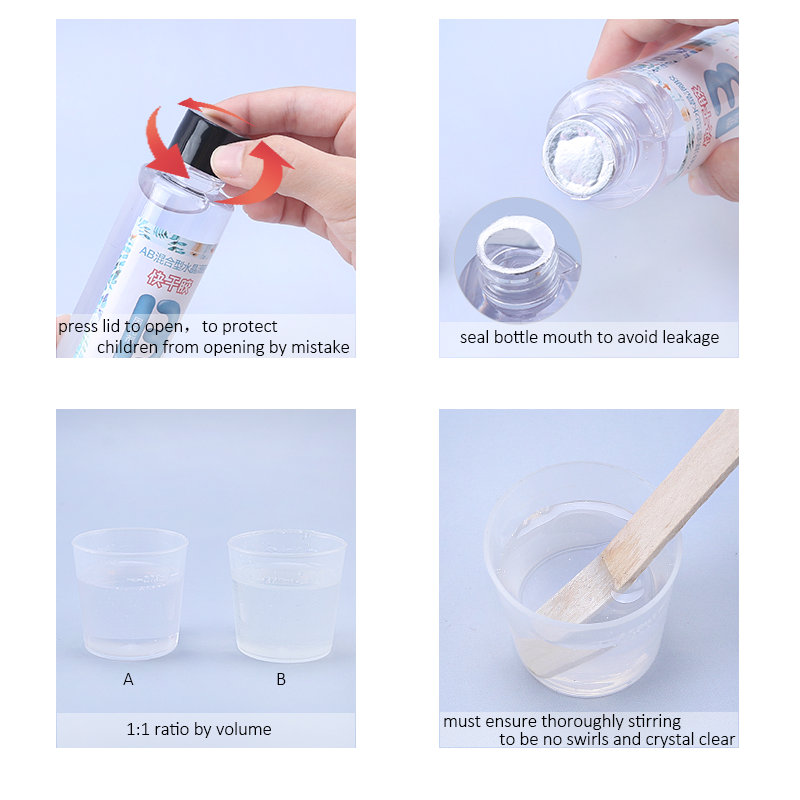 1:1 クリアエポキシ樹脂クリスタルクリアアート樹脂エポキシ - Candle Making Equipment のレビューと価格