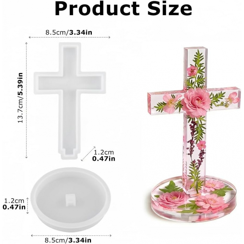垂直に十字型のベースが付いた2つのシリコン型、DIYの吊り下 - Candle Making Equipment のレビューと価格