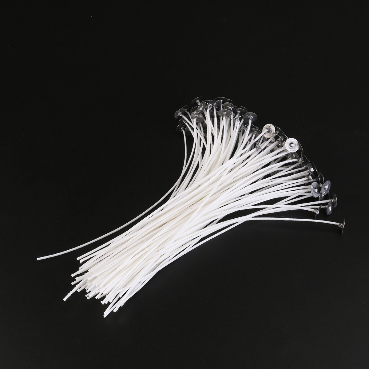 100個入り、低煙性コットン芯。DIYキャンドル作りに最適。 - Candle Making Gel Wax のレビューと価格