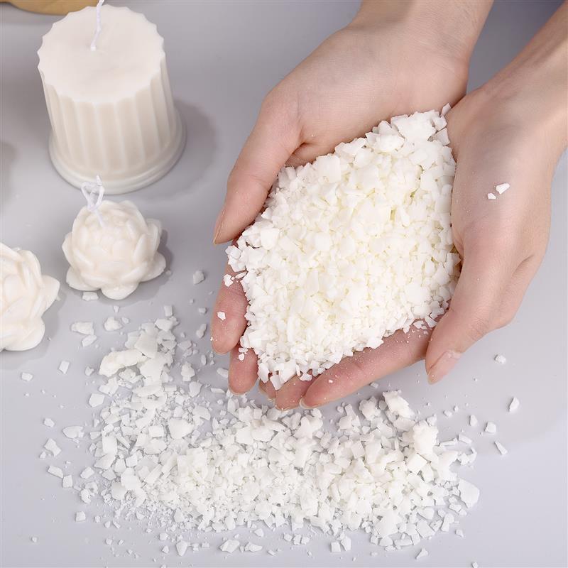 100/500 グラム/1 キロ純粋な大豆ワックスパラフィン - Candle Making Process のレビューと価格