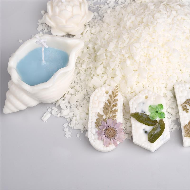 100/500 グラム/1 キロ純粋な大豆ワックスパラフィン - Candle Making Process のレビューと価格
